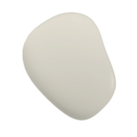 pale grey pebble on a white background