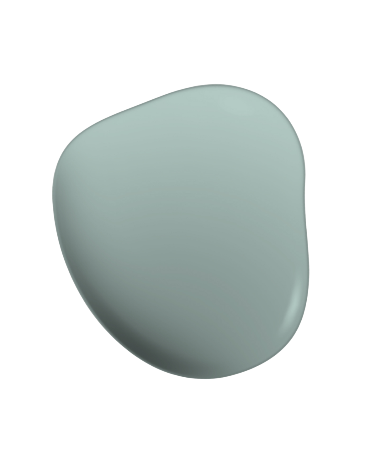 Light blue-grey paint swatch with rounded edges